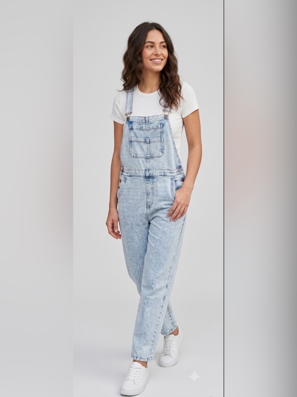 Celebrity Pink Overalls Denim Size L